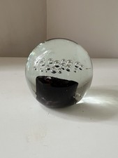 Presse papier décoratif boule en cristal vintage décor bulles