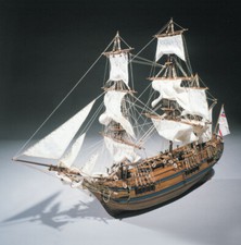 Modèle Mantua 785 - HMS BOUNTY - 1:60 - Kit De Montage En Bois Et Métal