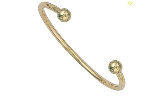Bracelet torque jaune - torque, en