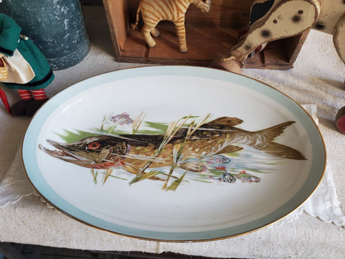 Grand plat poissons en - grand,