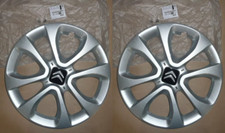 2X ORIGINAL ENJOLIVEUR DE ROUE 15'' POUR CITROEN C3 III 2016- 98138694TW