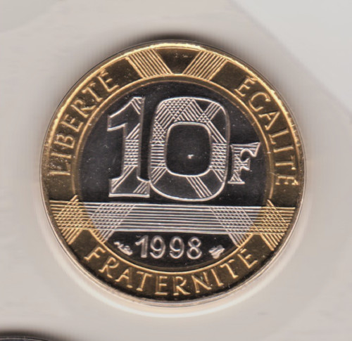 Francs 1998 fdc - 10,