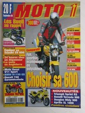 MOTO 1 N° 197 /comparatif 600/TRIUMPH SPRINT RS/BENELLI TORNADO 900/DOUGLAS MIDY