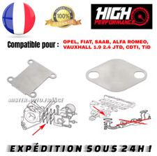 KIT BOUCHON PLAQUE SUPPRESSION / OBTURATION EGR ALFA ROMEO  1.9 2.4 JTD CDTI TID