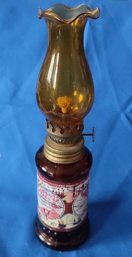 Lampe pétrole verre - lampe, à