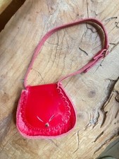 sac cuir ROUGE NEUF MARIQUITA