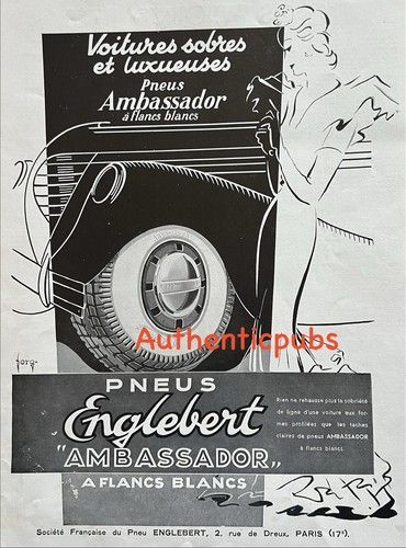 Publicite englebert pneu - publicite,