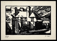 Gravure sur Bois - Estampe -