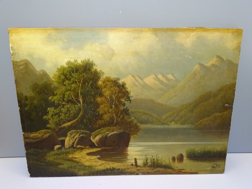 Joli ancien tableau hsp sur - -joli,