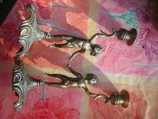 paire de bougeoir ancien