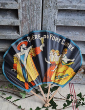  ANCIEN EVENTAIL PUBLICITAIRE