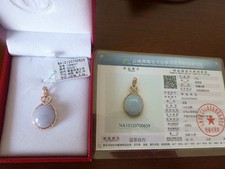 Pendentif En Jadeite Lavande