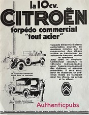 PUBLICITE CITROEN LA 10 CV