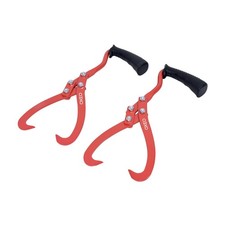 2 Crochets de levage pince à bois ouverture 27cm - Poignées antidérapantes - Man