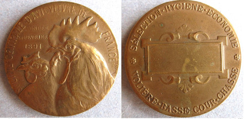 Médaille bronze société - médaille, en