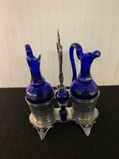 Huile et vinaigre en cristal