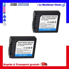 2x Batterie CGA-S006 pour Panasonic Lumix DMC-FZ7 FZ8 FZ18 FZ28 FZ30 FZ35 FZ38