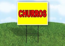 CHURROS Yellow Red 18x24 in