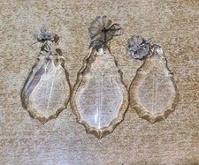 3 PAMPILLES ANCIENNE EN VERRE