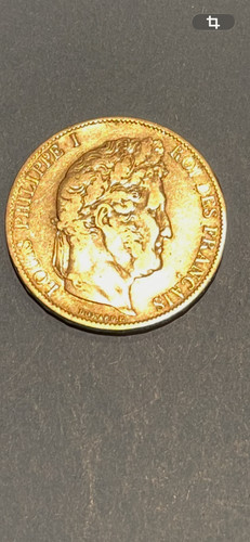 Pièce argent frs - 5,
