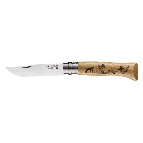 Couteau gravé animalia lame - couteau,