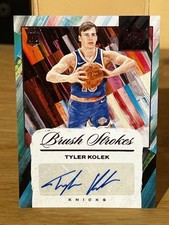 2024-25 TYLER KOLEK 07/35 AUTO PANINI COURT KINGS BRUSH STROKES RC AUTOGRAPHS