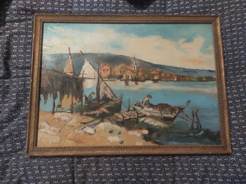 Tableau ancien huile sur - tableau,