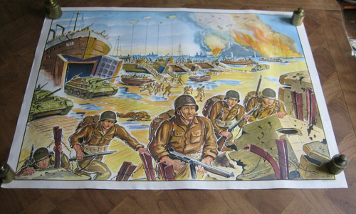 Ancienne affiche scolaire mdi - ancienne,