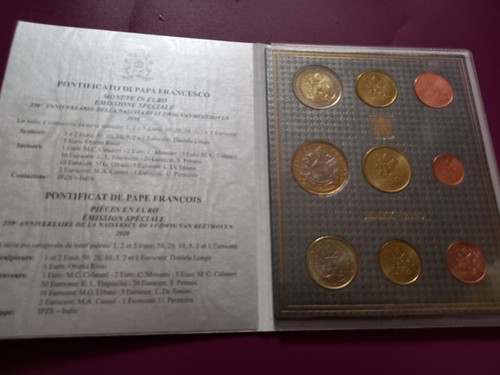 Monnaie euros vatican 2020 - euros, bu