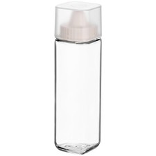 Bouteille d'huile en verre lavable au lave vaisselle avec versement précis et f