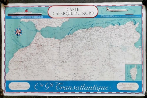 Affiche ancienne carte - carte, cnie