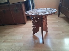 Guéridon sellette hindouiste années 50