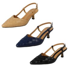 Chaussures Événementielles Élégantes À Talon Bas Tissé Pour Femmes 'F0R0488'