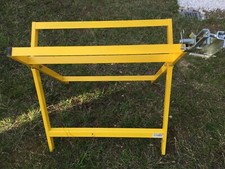 Chevalet de sciage tronçonneuse Métal -	Système de fixation à bascule d’une tron