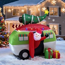 Décoration gonflable de Noël
