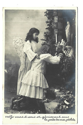 Carte fantaisie enfants ange - fantaisie,