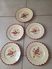 LOT DE 5 ASSIETTES- LONGCHAMP AGEN