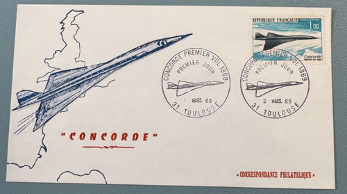 Concorde fdc premier jour - concorde,