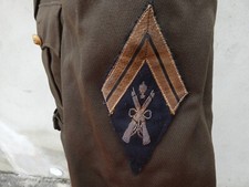 Gendarmerie Vareuse Veste Officer US datée 1944 Reutilisation Gendarme Algerie