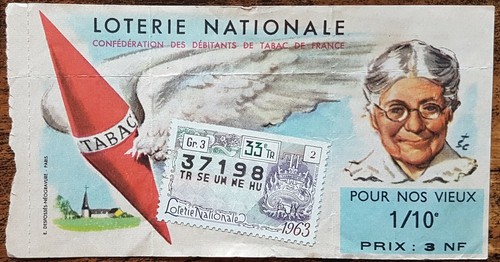Billet loterie nationale - billet, de
