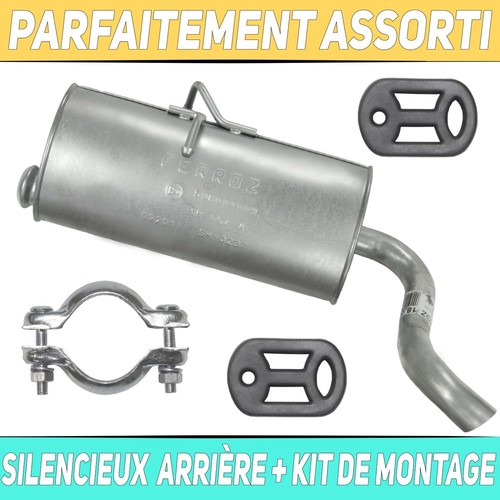 Pot échappement arriere - pot, déchappement