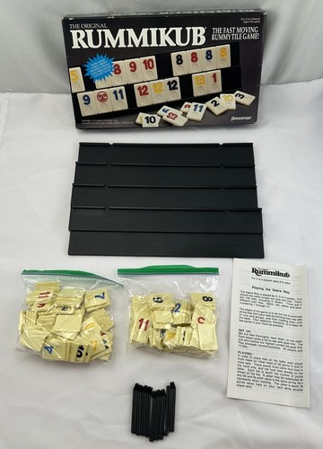 1990 rummikub game pressman - game,