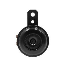 12V 1.5A 105dB Sirène Électrique Rond Corne Trompe Air Noir pour Moto