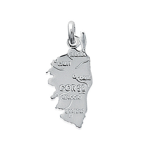 Pendentif carte corse - pendentif,