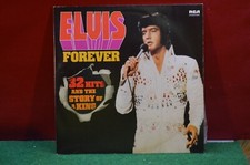 ANCIEN DISQUE VINYLE 33 T ELVIS PRESLEY FOREVER 32 HITS AND THE STORY OF A KING