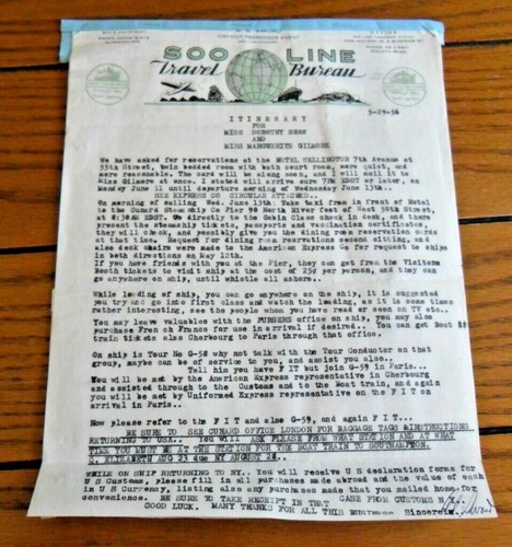 Vintage 1956 soo line - vintage,