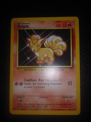 Vulpix pokemon card - card, tcg