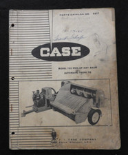 Catalogue De Pièces Du Presse À Foin J I Case Modèle 133 De 1965 En Bon État