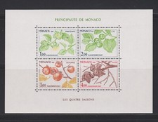 MONACO BF N° 20 LES QUATRE SAISONS DU PLAQUEMINIER 1981 NSC