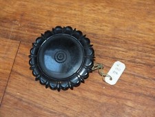 Ancienne broche noire dite de deuil - style 1900 des années 50/60